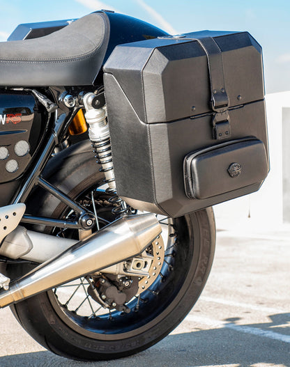 15L - Outlaw Quick Mount Medium Triumph Thruxton RS Hard Solo Alforja (Left Only)