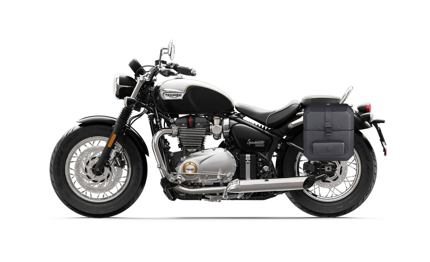 15L - Outlaw Quick Mount Medium Triumph Bonneville Speedmaster Hard Solo Alforja (Left Only)
