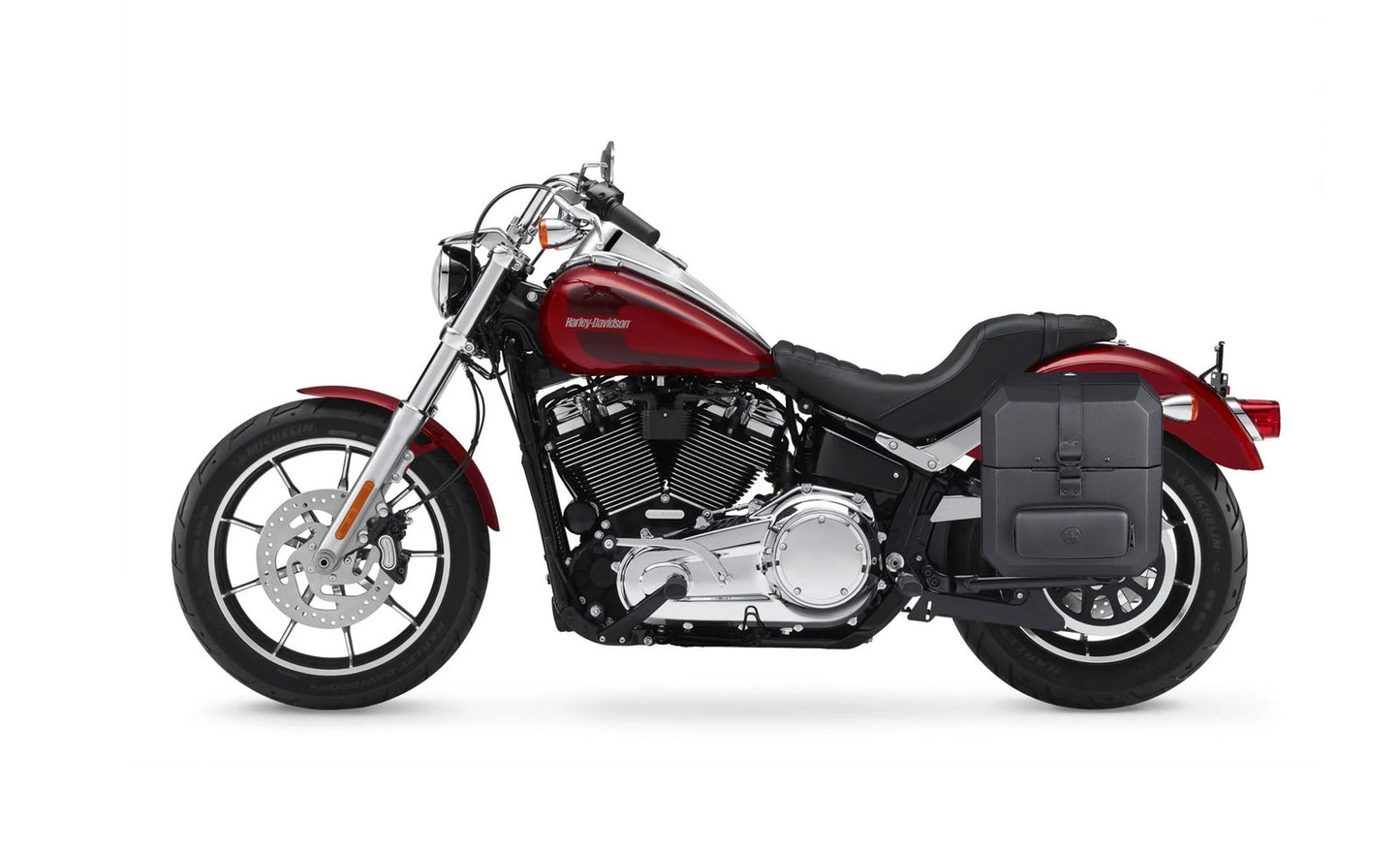 15L - Outlaw Quick Mount Medium Harley Softail Low Rider FXLR Hard Solo Alforja (Left Only)