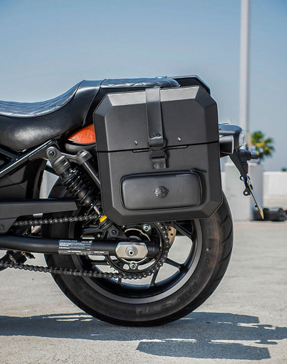 15L - Outlaw Quick Mount Medium Honda Rebel 1100 Hard Solo Alforja (Left Only)