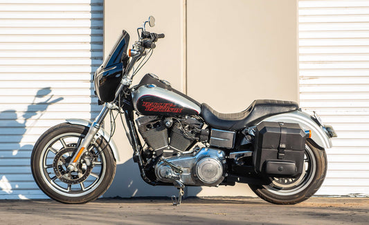 15L - Outlaw Quick Mount Medium Harley Dyna Low Rider FXDL Hard Solo Alforja (Left Only)