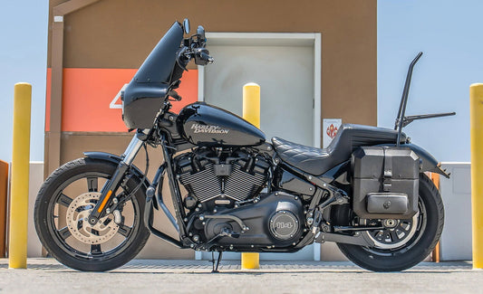 15L - Outlaw Quick Mount Medium Harley Softail Street Bob Hard Solo Alforja (Left Only)