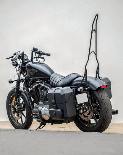 15L - Outlaw Quick Mount Medium Harley Sportster 883 Iron XL883N Hard Solo Alforja (Left Only)