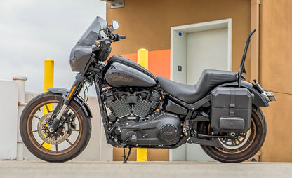 15L - Outlaw Quick Mount Medium Harley Softail Low Rider S FXLRS Hard Solo Alforja (Left Only)