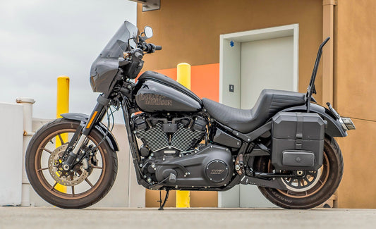 15L - Outlaw Quick Mount Medium Harley Softail Low Rider S FXLRS Hard Solo Alforja (Left Only)