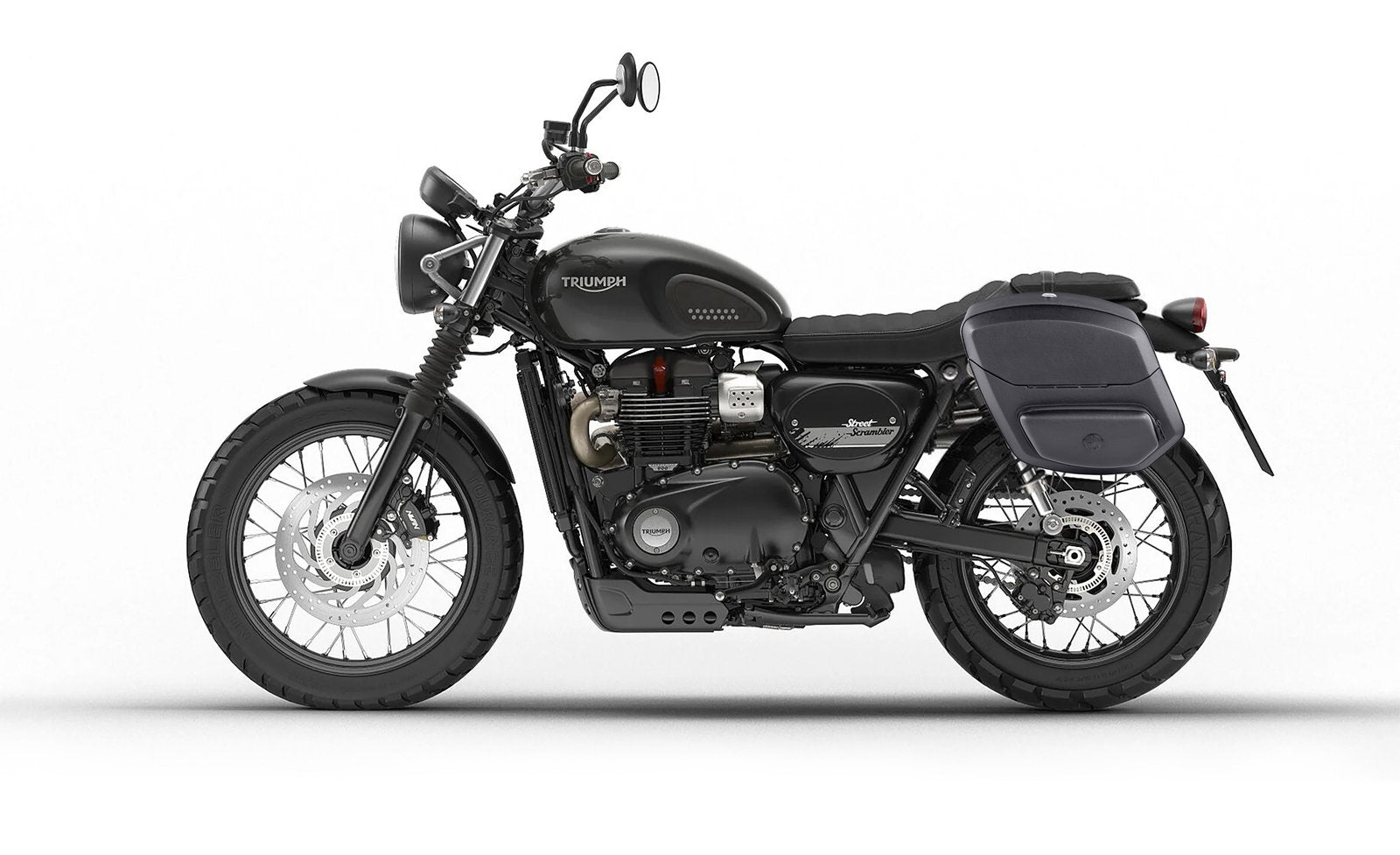 12L - Ironclad Quick Mount Medium Triumph Street Scrambler Hard Solo Alforja (Left Only)