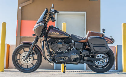 12L - Ironclad Quick Mount Medium Harley Dyna Super Glide FXD Hard Solo Alforja (Left Only)