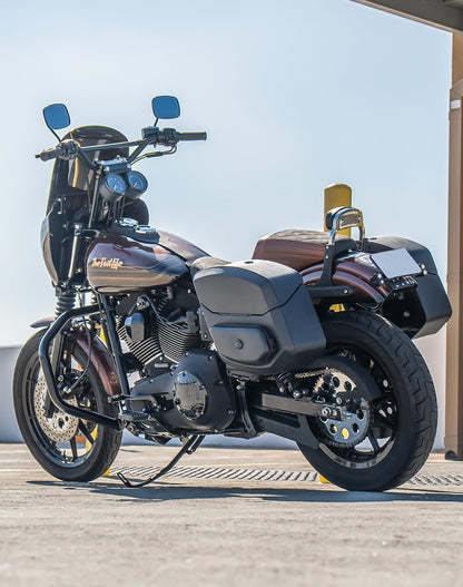 12L - Ironclad Quick Mount Medium Harley Dyna Super Glide FXD Hard Solo Alforja (Left Only)