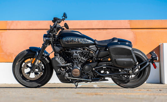 12L - Ironclad Quick Mount Medium Harley Sportster S (RH1250S) Hard Solo Alforja (Left Only)