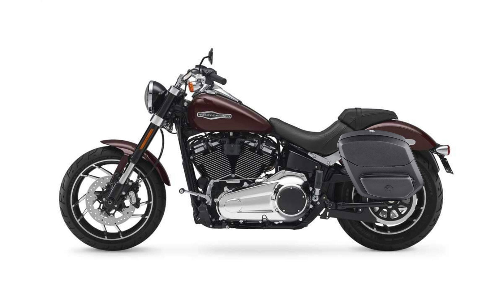 12L - Ironclad Quick Mount Medium Harley Softail Sport Glide Hard Solo Alforja (Left Only)