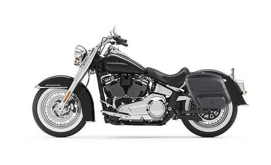 12L - Ironclad Quick Mount Medium Harley Softail Deluxe FLDE Hard Solo Alforja (Left Only)