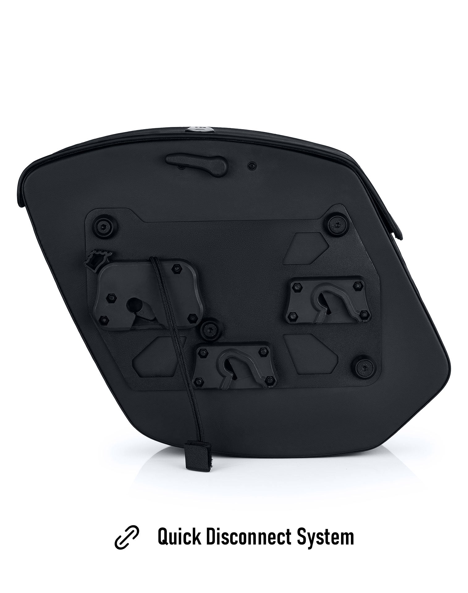 12L - Ironclad Quick Mount Medium Harley Sportster Super Low XL1200T Hard Solo Alforja (Left Only)