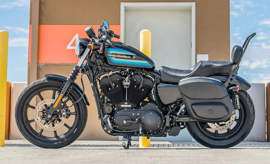 12L - Ironclad Quick Mount Medium Harley Sportster Iron 1200 XL1200NS Hard Solo Alforja (Left Only)