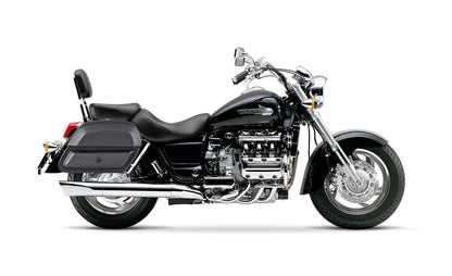 28L - Pantheon Medium Hard Mount Honda Valkyrie 1500 Standard Leather Motocicleta Alforjas