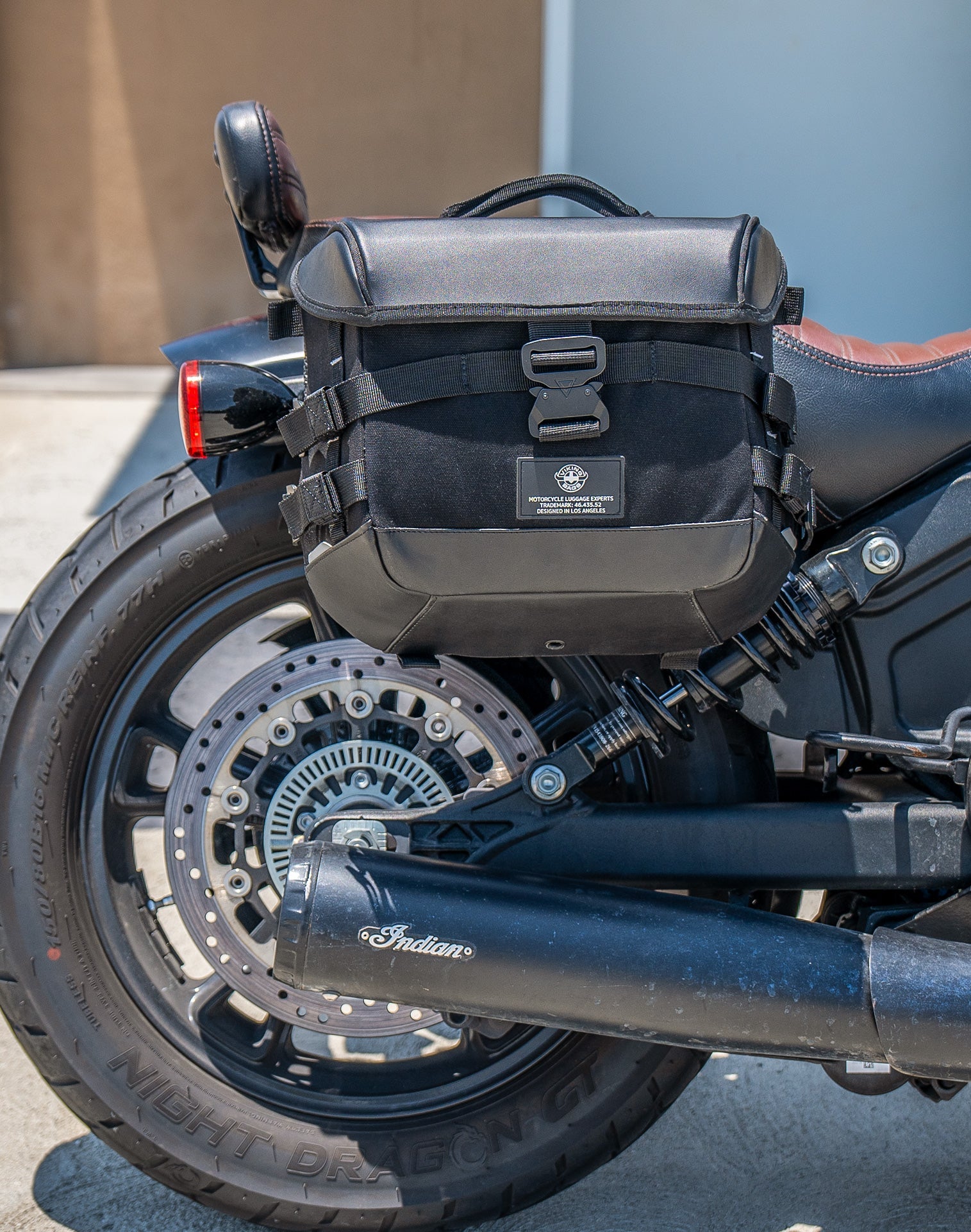 10L - Incognito Quick Mount Small Indian Scout Bobber Sixty Solo Alforja (Right Only)