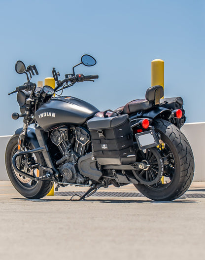 15L - Incognito Quick Mount Medium Indian Scout Bobber Solo Alforja (Left Only)
