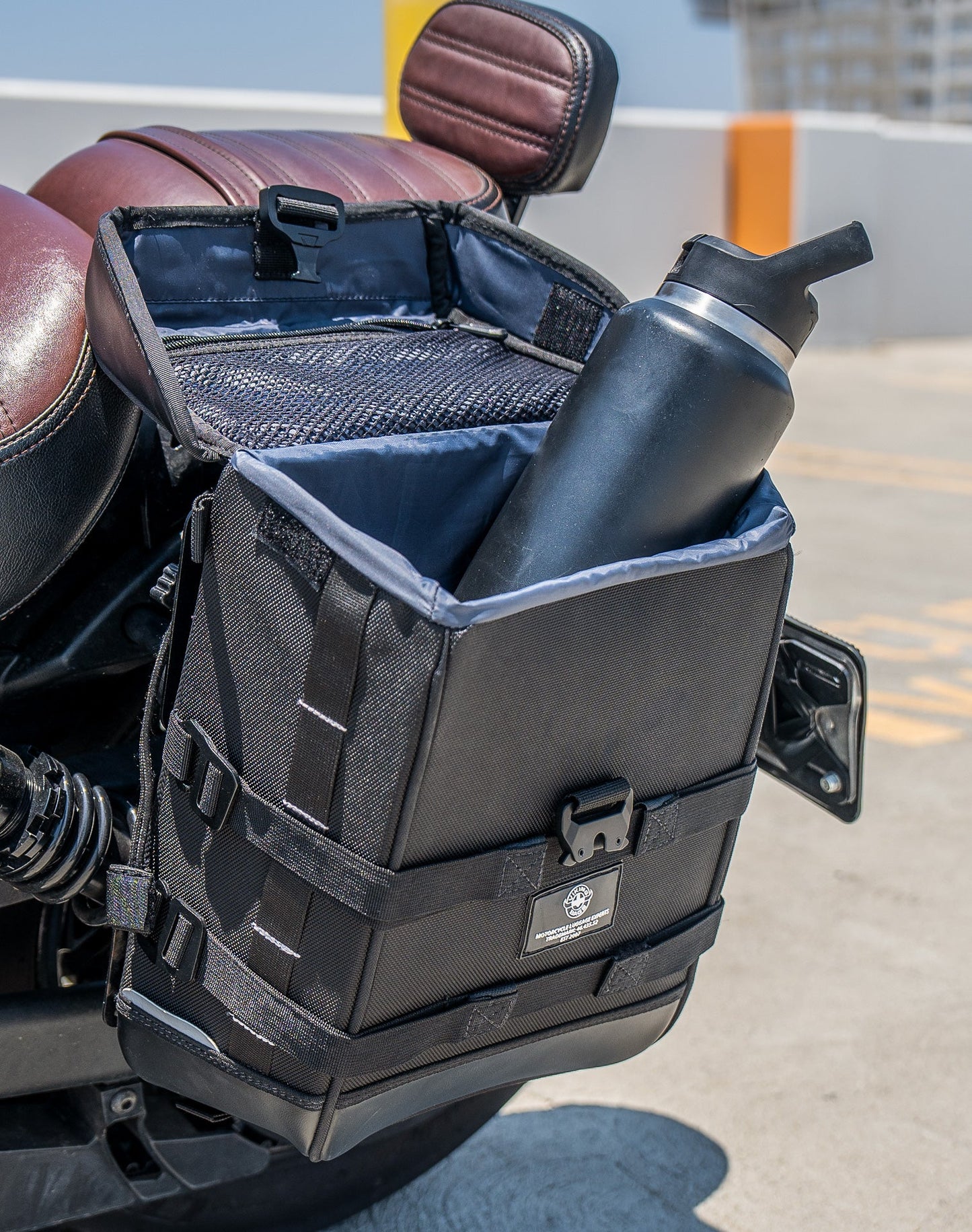 15L - Incognito Quick Mount Medium Indian Scout Bobber Solo Alforja (Left Only)