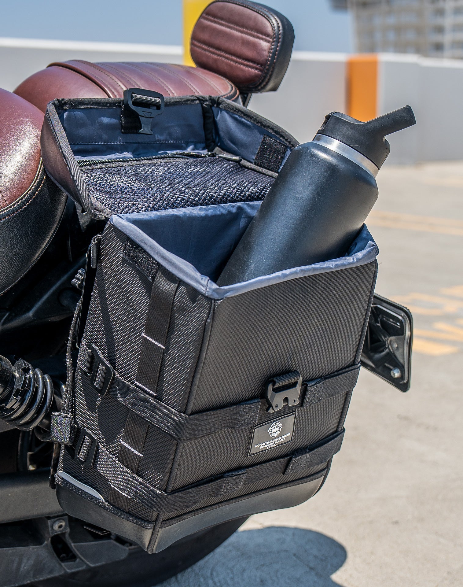 15L - Incognito Quick Mount Medium Indian Scout Bobber Twenty Solo Alforja (Left Only)