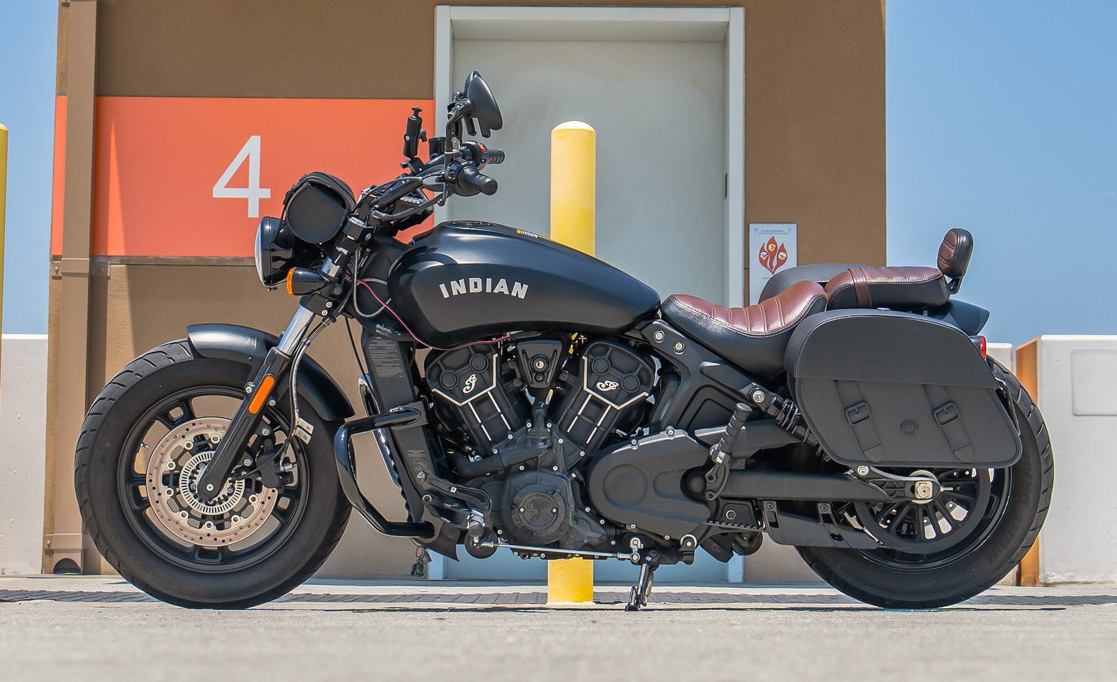 28L - Baelor Medium Quick Mount Indian Scout Bobber Twenty Motocicleta Alforjas
