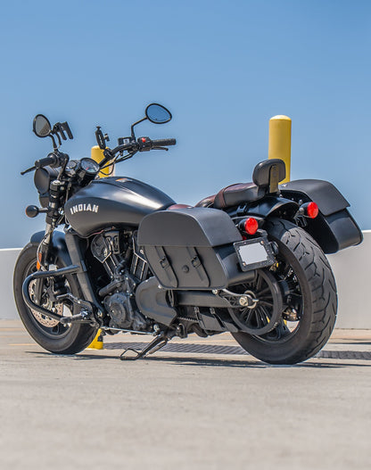 28L - Baelor Medium Quick Mount Indian Scout Bobber Twenty Motocicleta Alforjas