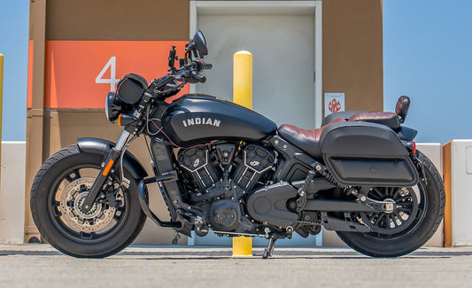 28L - Pantheon Medium Quick Mount Indian Scout Bobber Twenty Motocicleta Alforjas
