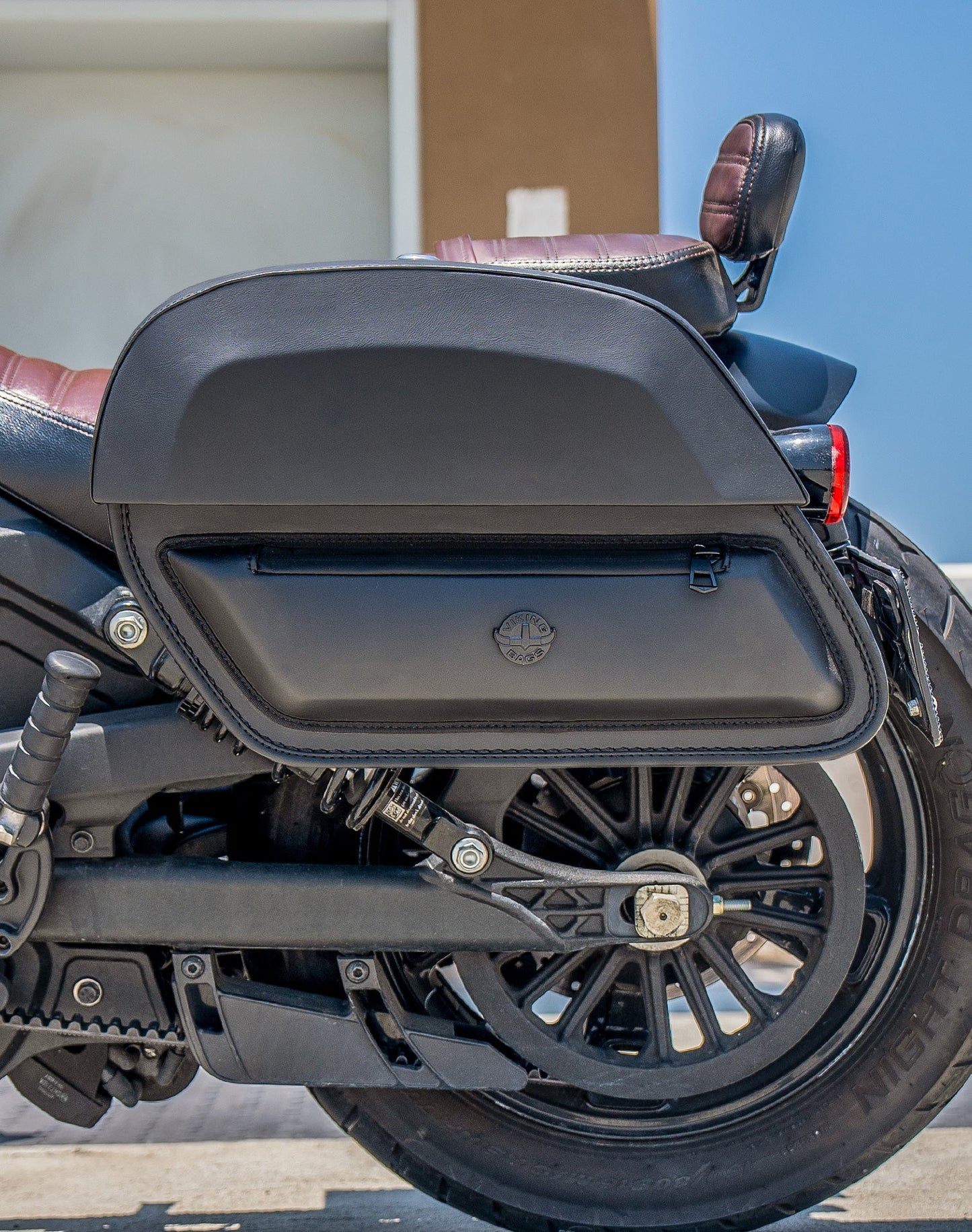 28L - Pantheon Medium Quick Mount Indian Scout Bobber Twenty Motocicleta Alforjas