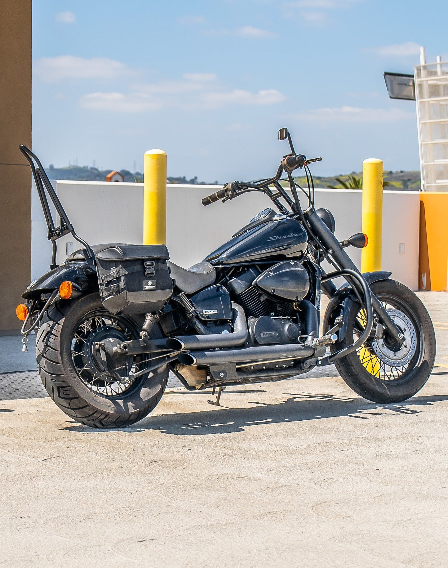 10L - Incognito Quick Mount Small Solo Honda 750 Shadow Phantom Motocicleta Alforja (Right Only)
