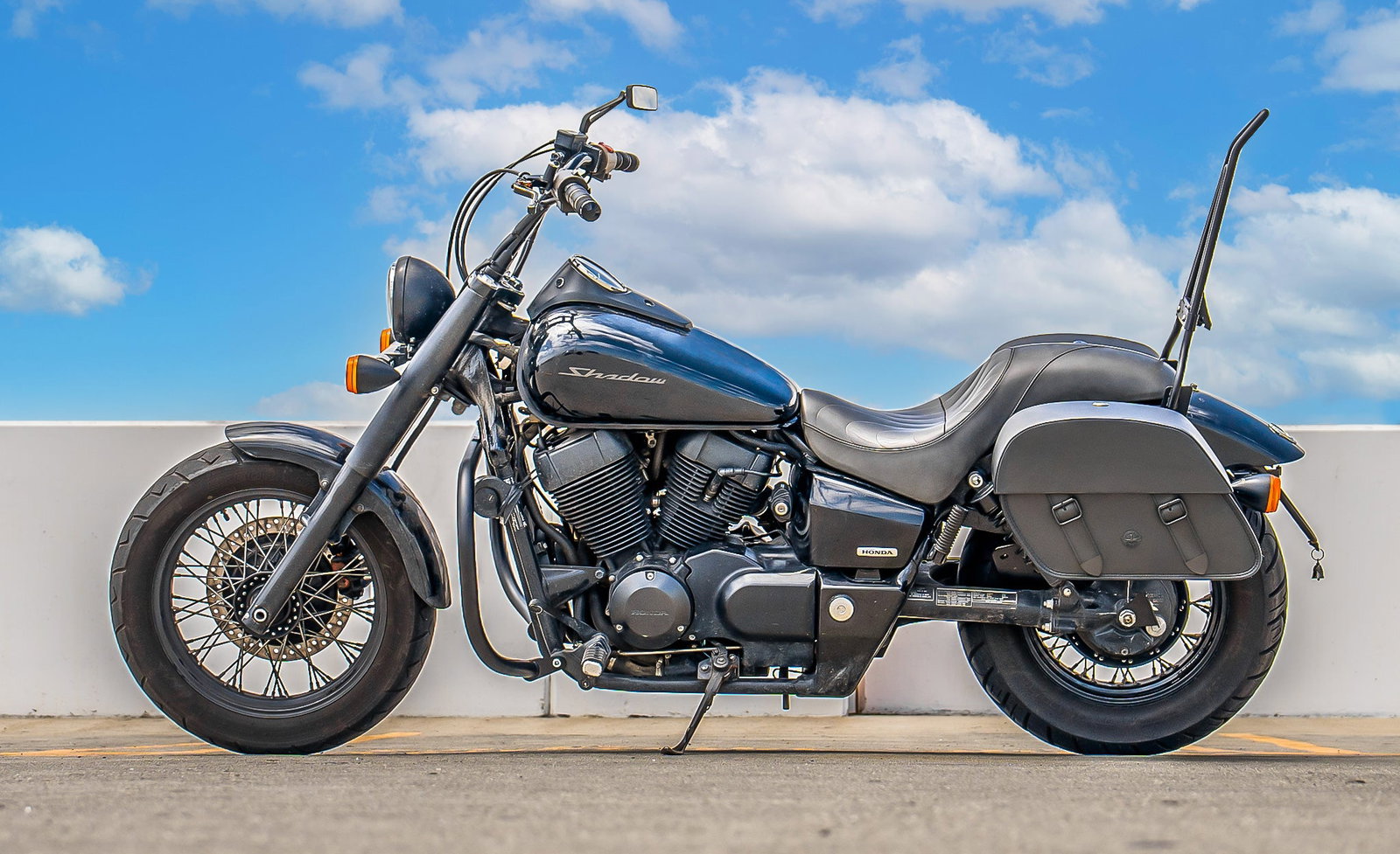 28L - Baelor Medium Quick Mount Honda 750 Shadow Phantom Motocicleta Alforjas
