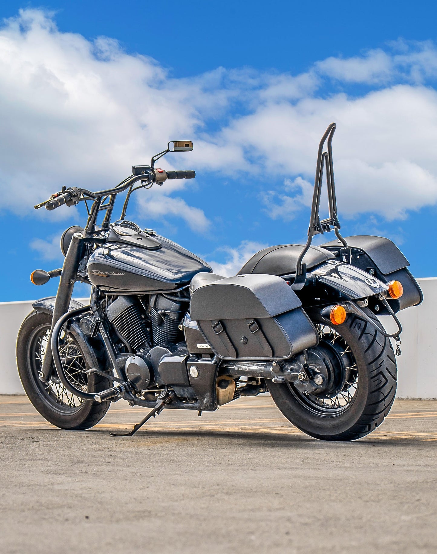 28L - Baelor Medium Quick Mount Honda 750 Shadow Phantom Motocicleta Alforjas