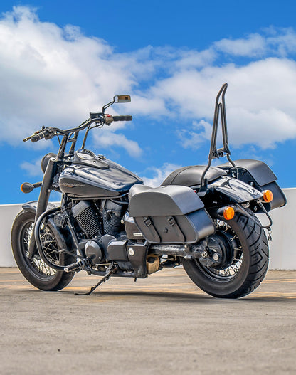 28L - Baelor Medium Quick Mount Honda 750 Shadow Phantom Motocicleta Alforjas