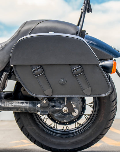 28L - Baelor Medium Quick Mount Honda 750 Shadow Phantom Motocicleta Alforjas