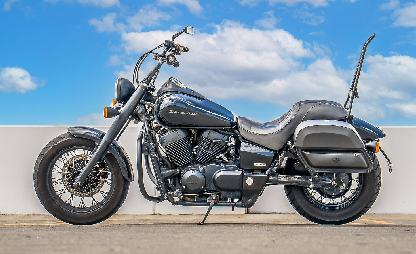 28L - Pantheon Medium Quick Mount Honda 750 Shadow Phantom Motocicleta Alforjas