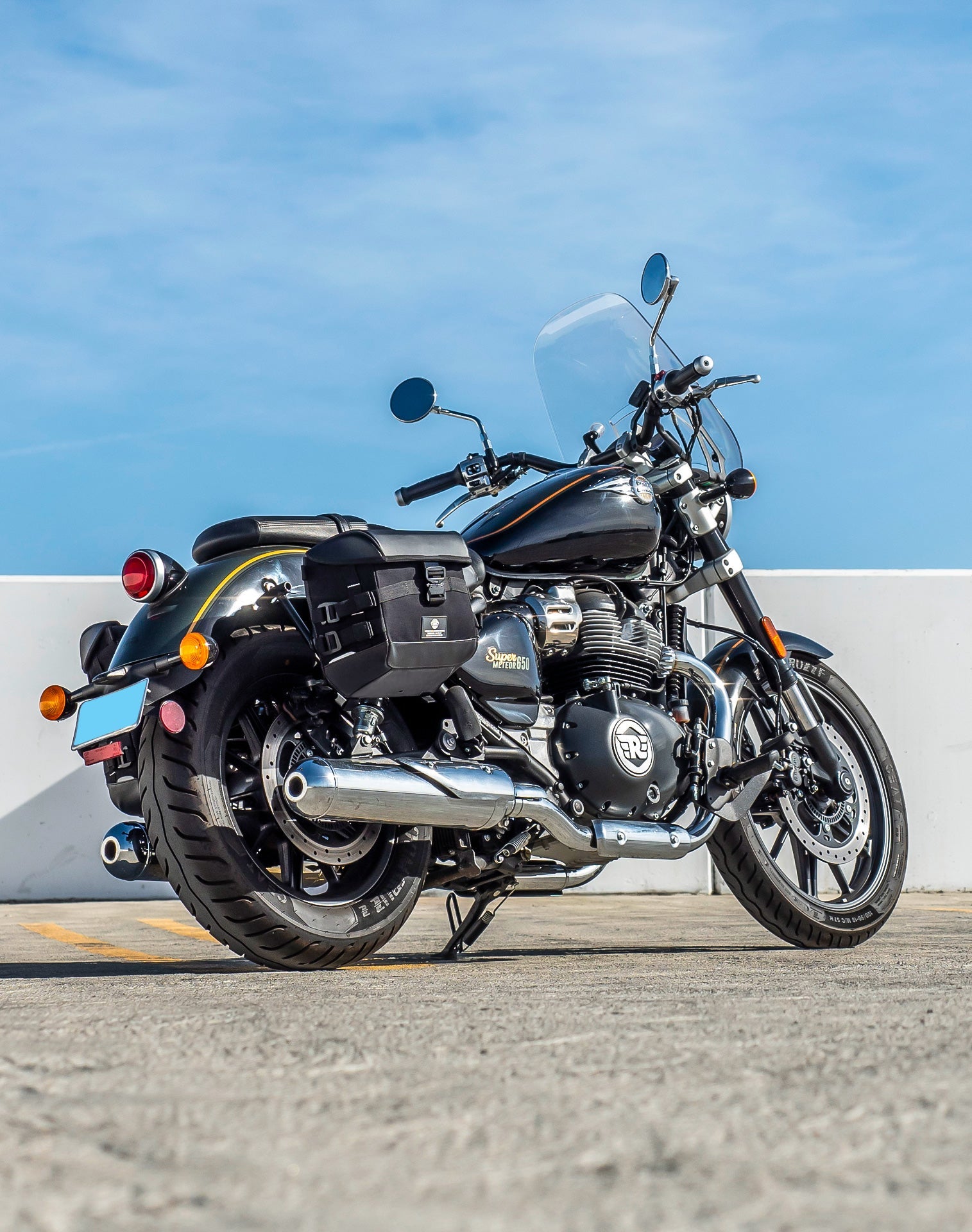 10L - Incognito Quick Mount Small Royal Enfield Super Meteor 650 Solo Alforja (Right Only)