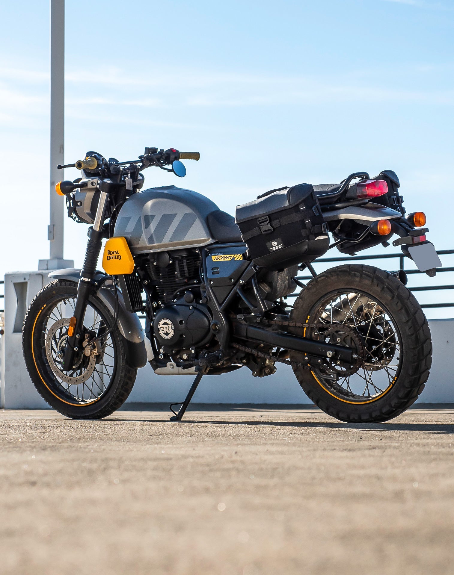 10L - Incognito Quick Mount Small Royal Enfield Scram 411 Solo Alforja (Left Only)
