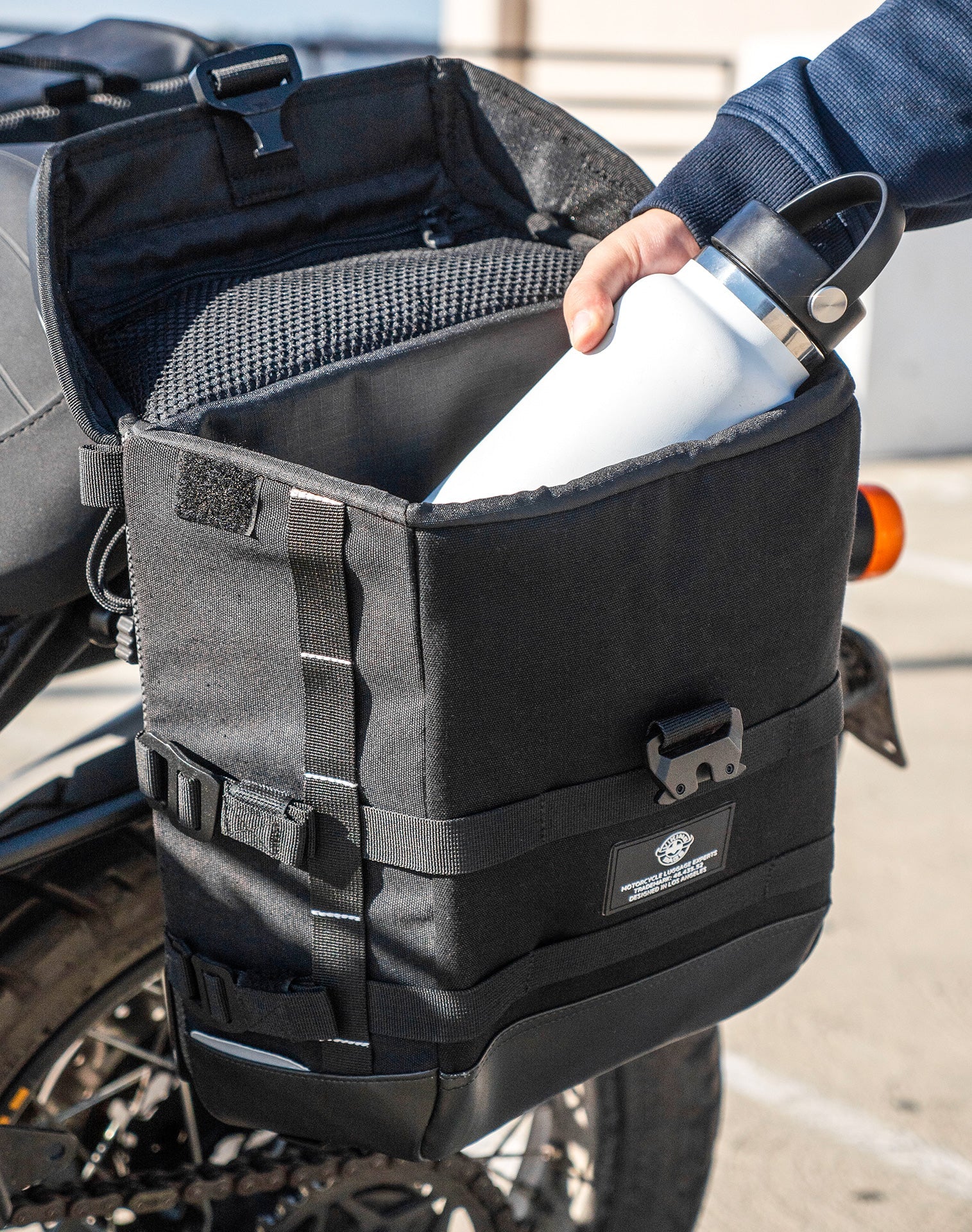 15L - Incognito Quick Mount Medium Royal Enfield Scram 411 Solo Alforja (Left Only)