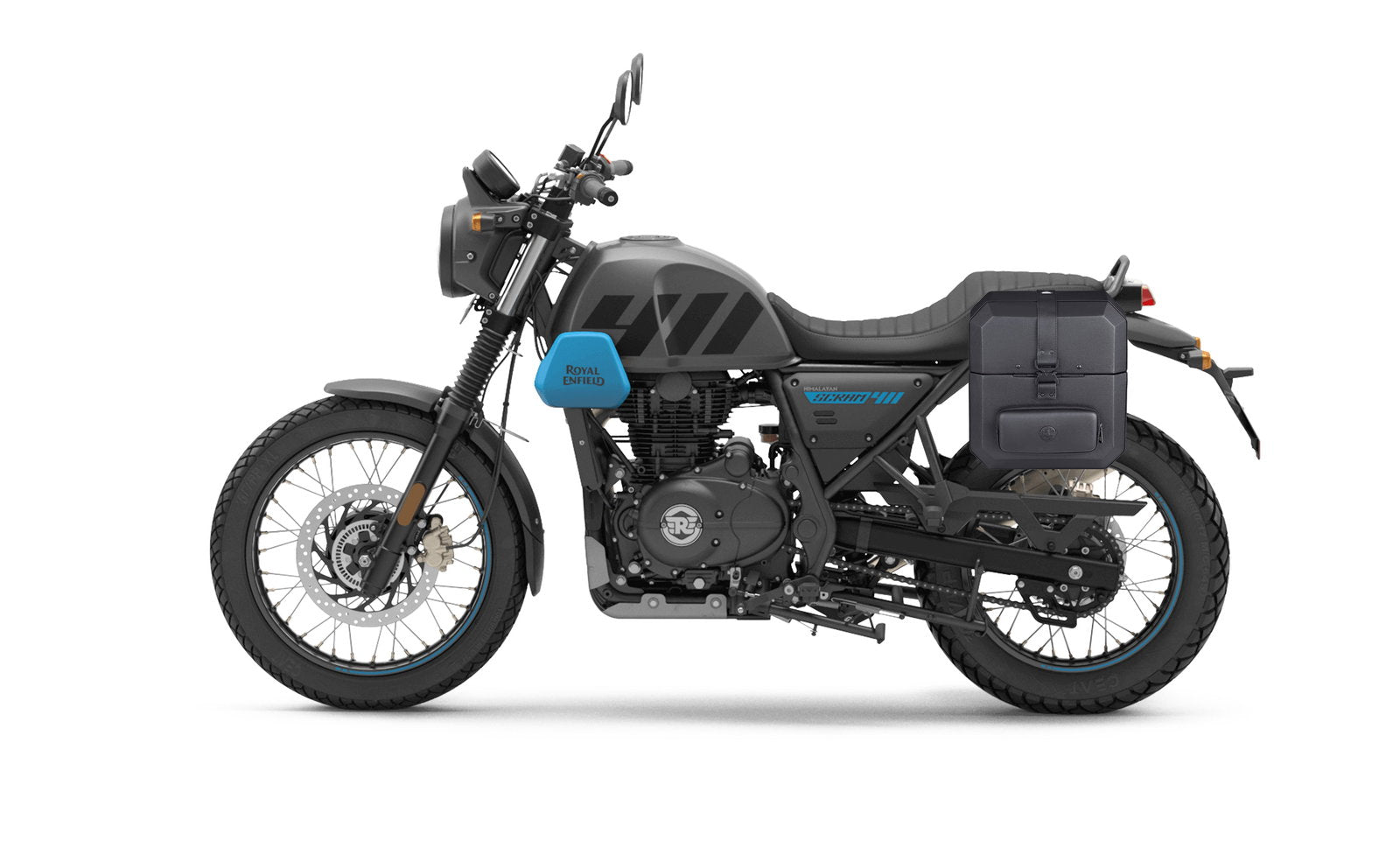 15L - Outlaw Quick Mount Medium Royal Enfield Scram 411 Hard Solo Alforja (Left Only)