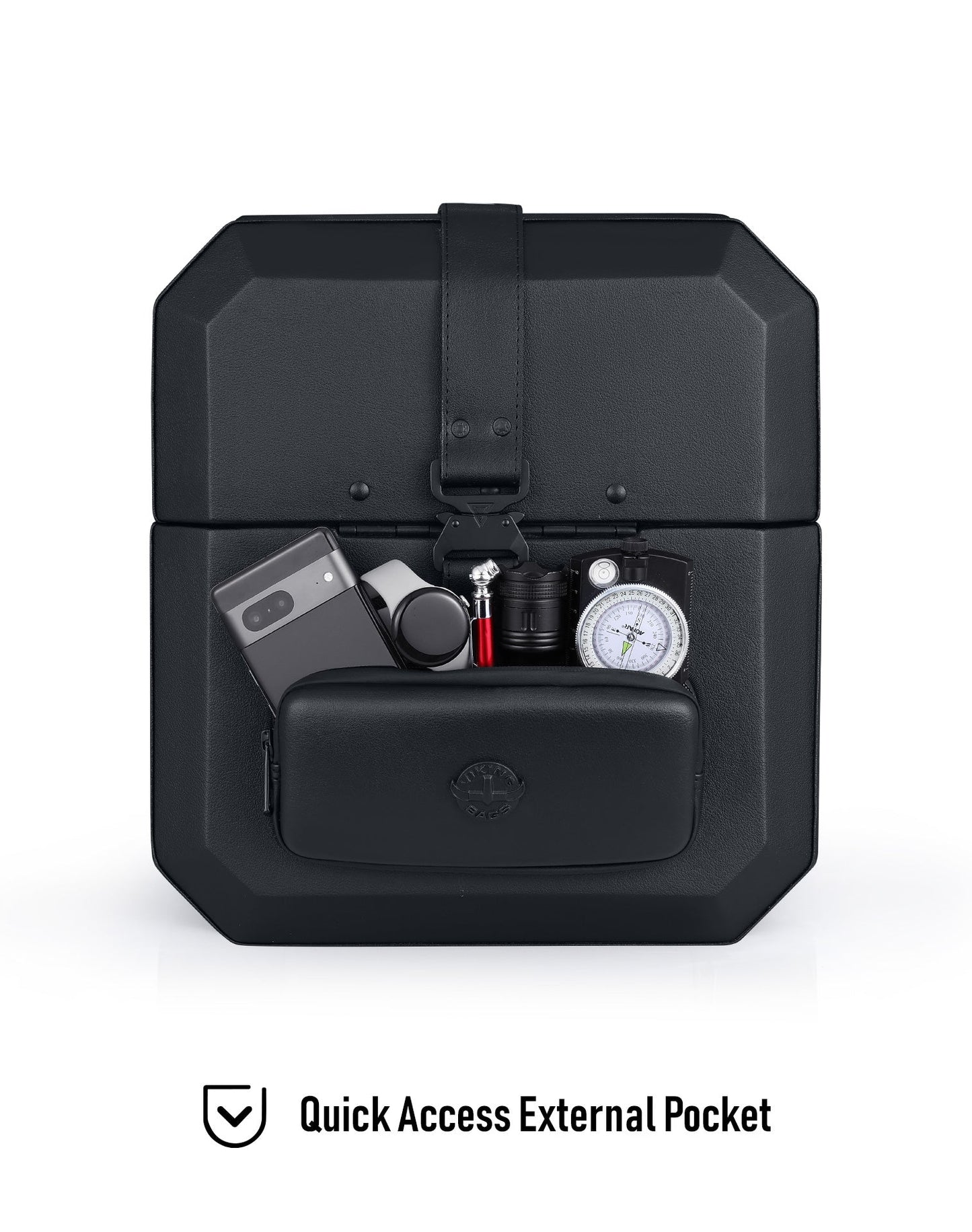 15L - Outlaw Quick Mount Medium Royal Enfield Scram 411 Hard Solo Alforja (Left Only)