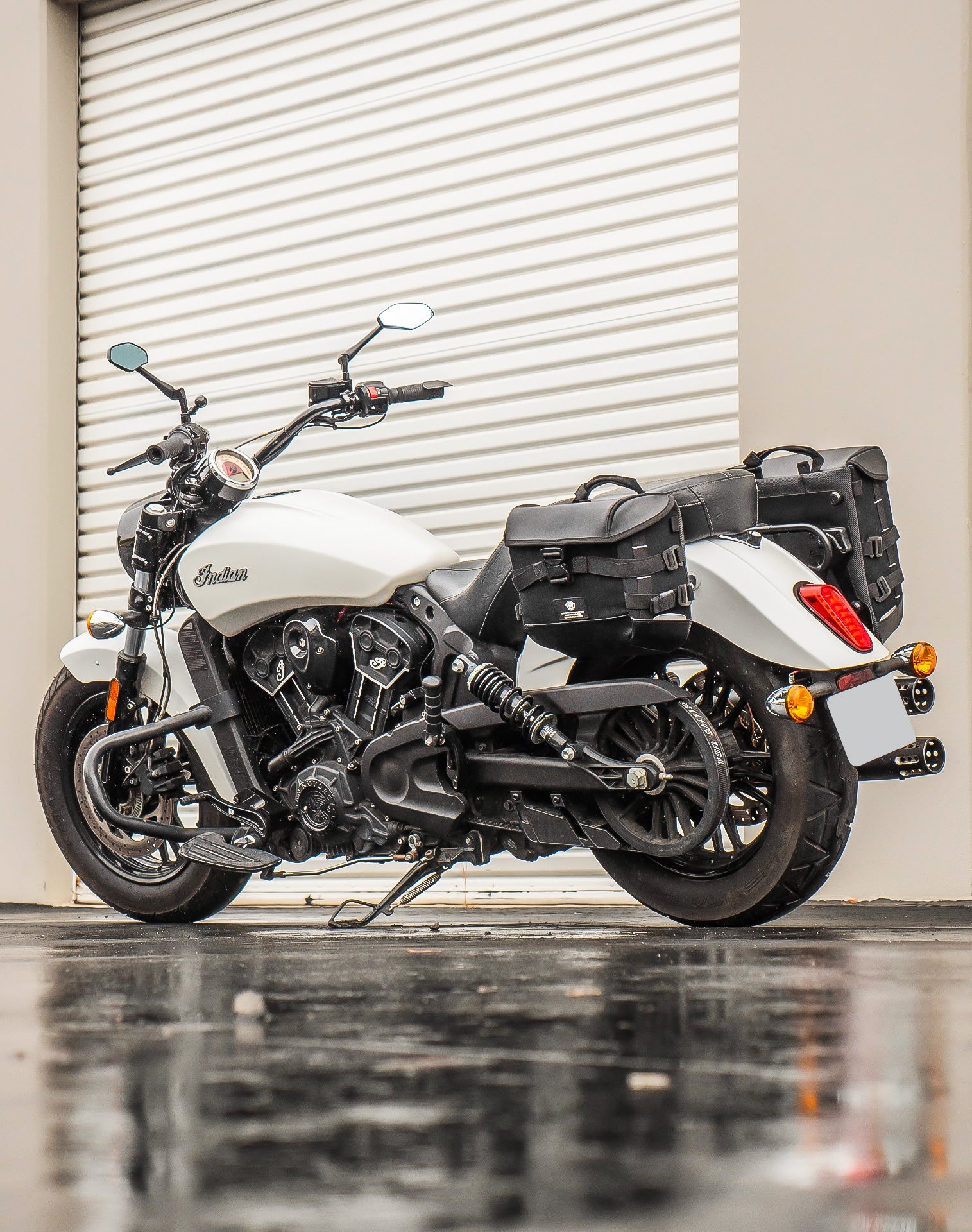 10L - Incognito Quick Mount Small Indian Scout Solo Alforja (Left Only)