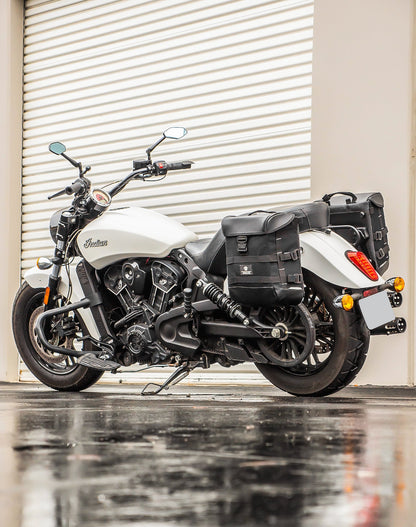 15L - Incognito Quick Mount Medium Indian Scout Sixty Solo Motocicleta Alforja (Left Only)
