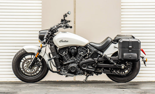 15L - Outlaw Quick Mount Medium Indian Scout Hard Solo Alforja (Left Only)