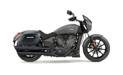 36L - Lamellar Raven XL Shock Cutout Victory Octane Matte Hard Alforjas