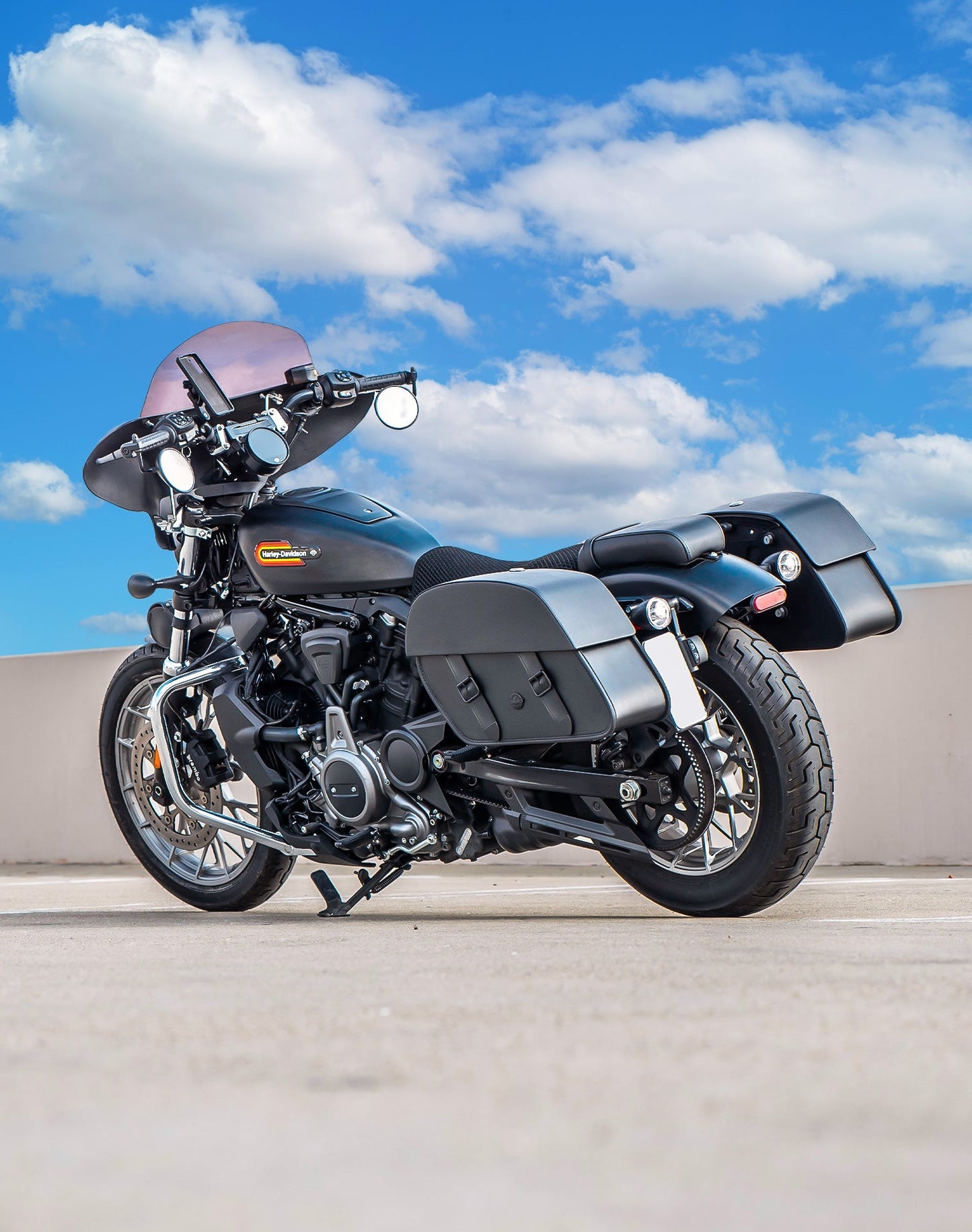 28L - Baelor Medium Quick Mount Harley Sportster Nightster RH975/S Motocicleta Alforjas