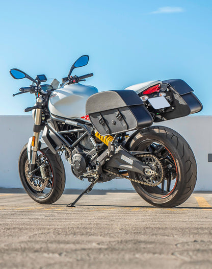 28L - Baelor Medium Quick Mount Ducati Monster 797 Motocicleta Alforjas