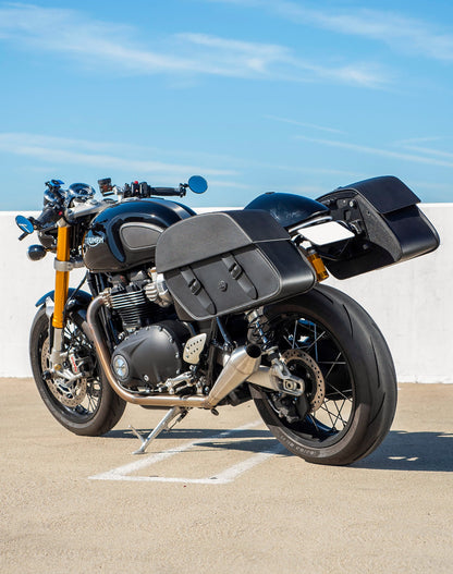 28L - Baelor Medium Quick Mount Triumph Thruxton RS Motocicleta Alforjas