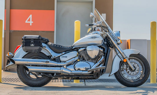 10L - Incognito Quick Mount Small Suzuki Boulevard C50 VL800 Solo Alforja (Right Only)