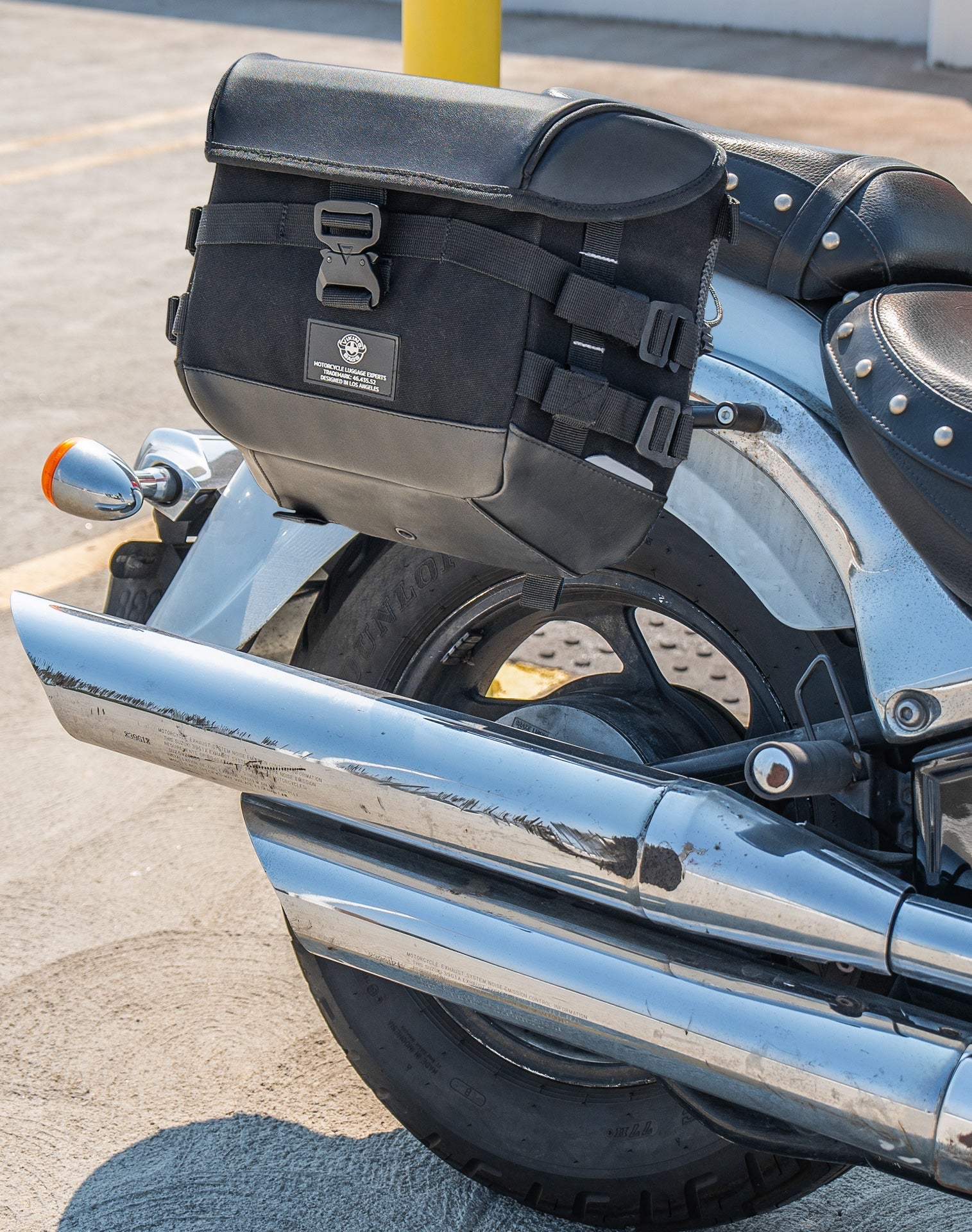 10L - Incognito Quick Mount Small Suzuki Boulevard C50 VL800 Solo Alforja (Right Only)