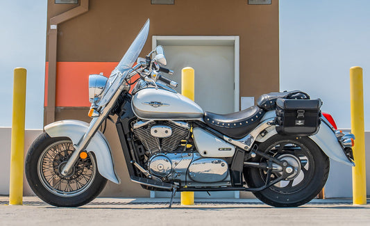 10L - Incognito Quick Mount Small Suzuki Boulevard C50 VL800 Solo Alforja (Left Only)