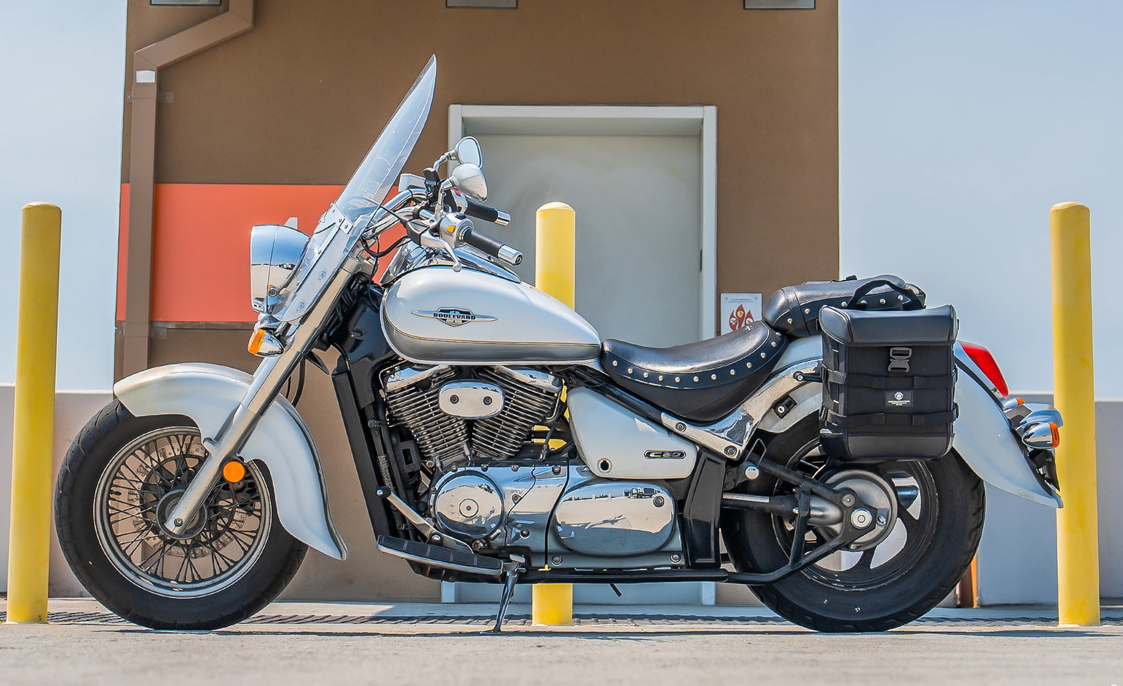 15L - Incognito Quick Mount Medium Suzuki Boulevard C50 VL800 Solo Alforja (Left Only)