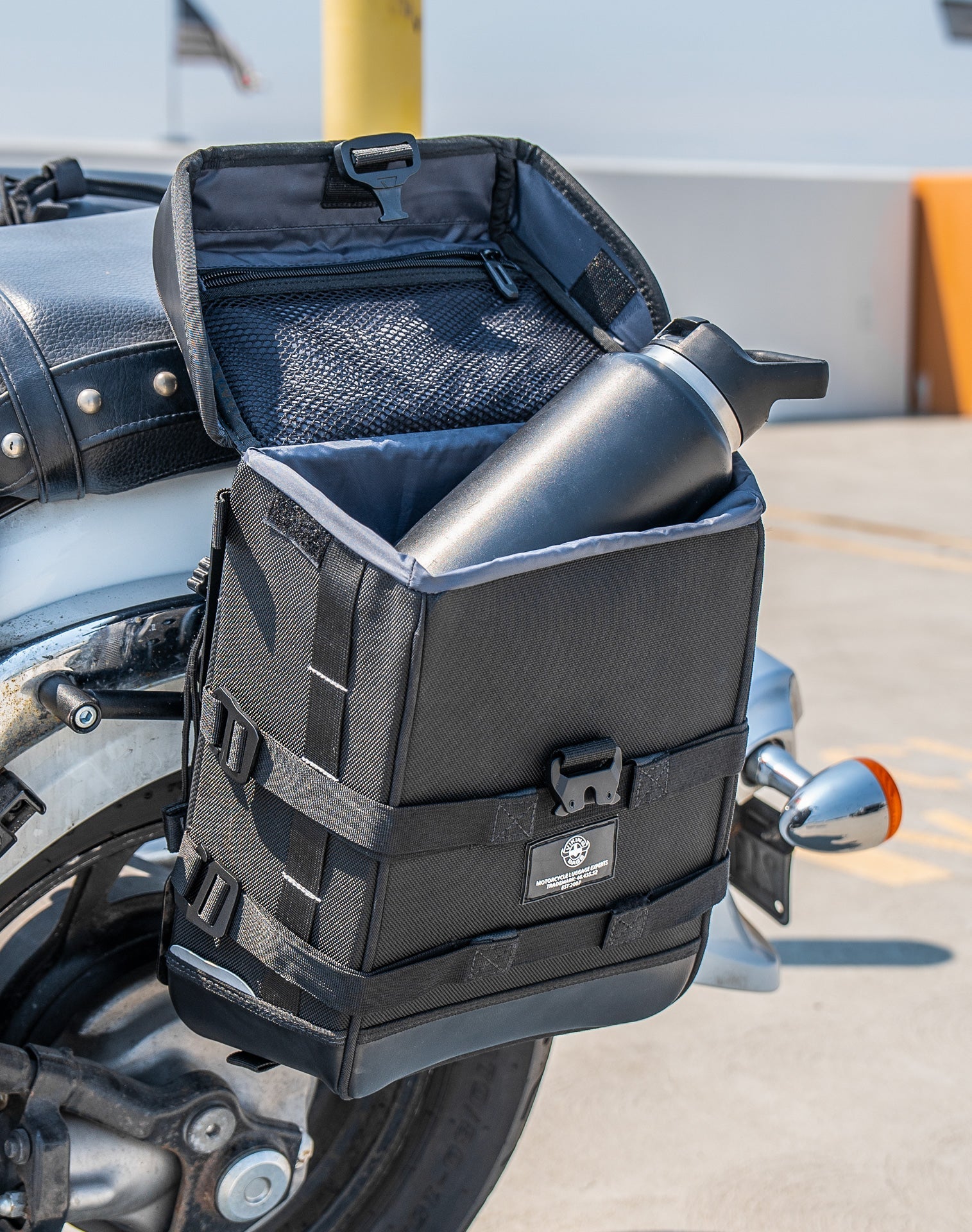 15L - Incognito Quick Mount Medium Suzuki Boulevard C50 VL800 Solo Alforja (Left Only)