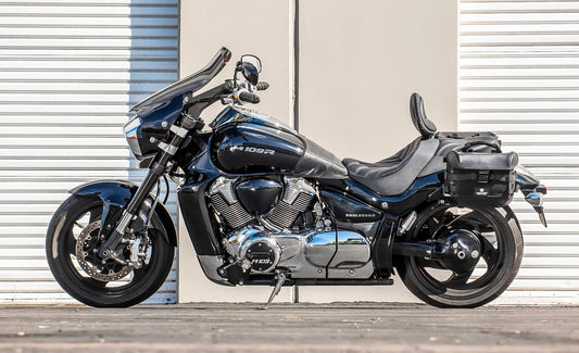 10L - Incognito Quick Mount Small Suzuki Boulevard M109 VZR1800 Solo Alforja (Left Only)